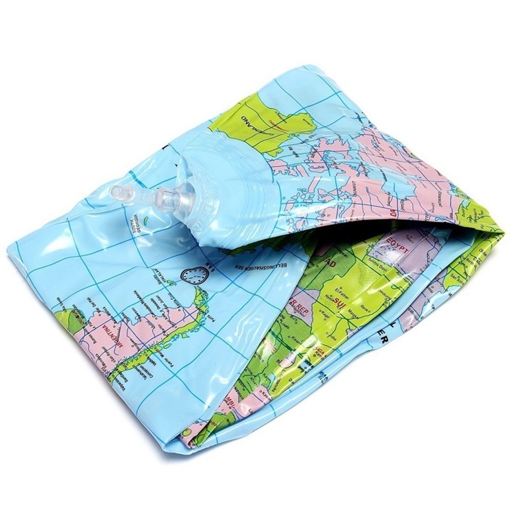 QUINTON Gift Globe Durable Toys Inflatable Earth Blow Up English Balloon Ball Giant Kids World Map/Multicolor