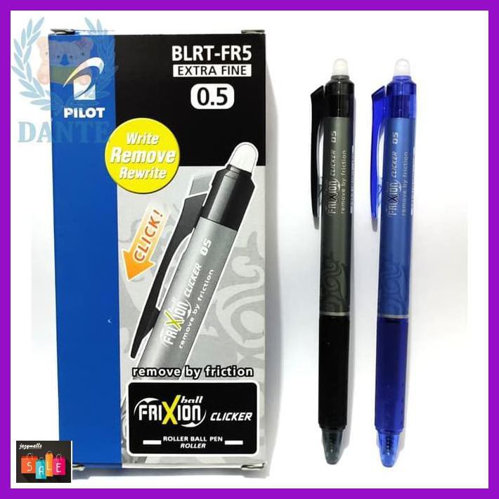 

Silutala- Pulpen Pilot Frixion Hitam Dan Biru ( 0.5Mm ) - Hitam 0.7 -Ori.