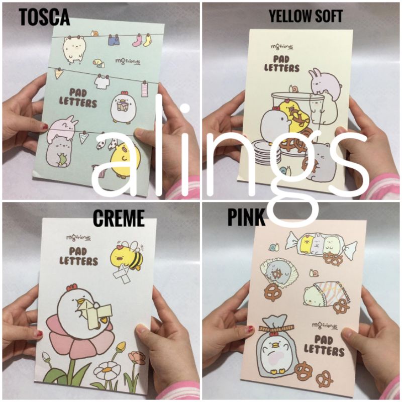 

Fancy Color Ruled Memo Pad Notebook Buku Tulis Garis Warna Motif Lucu