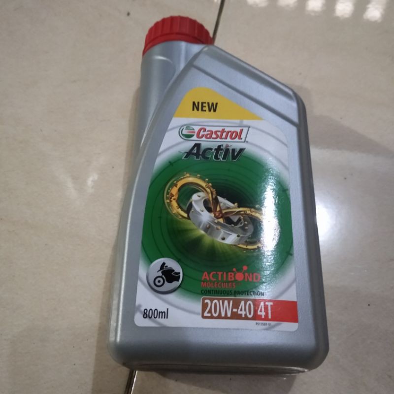 Oli Motor Castrol Activ 4T Sae 20W-40 800ml