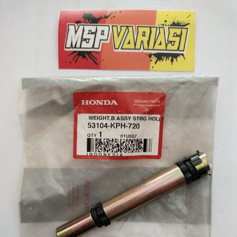 As Balancer dalam Stang SUPRA / SUPRA X125 / KARISMA Original ( 53104 KPH 720 ) Weight, B Assy Strg 