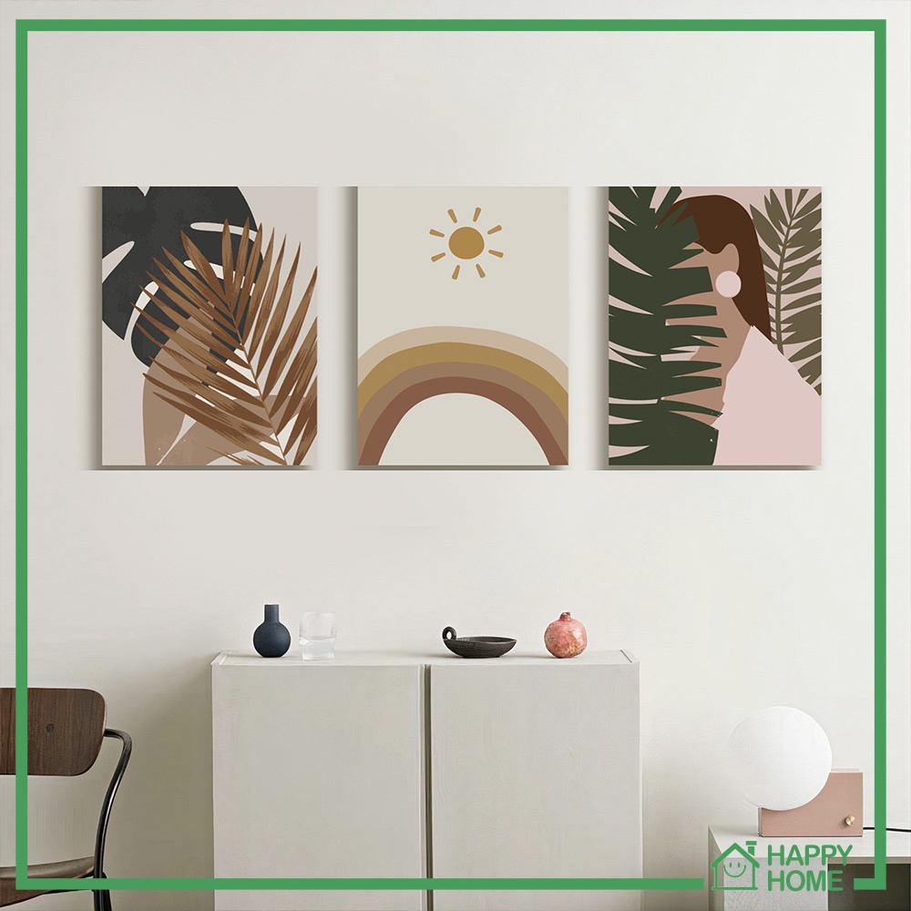 Home Decor Poster Dekorasi Kantor Pajangan Hiasan Dinding Rumah Motif Boho Abstrack