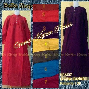 Dijual Gamis Katun Paris Bordir Limited