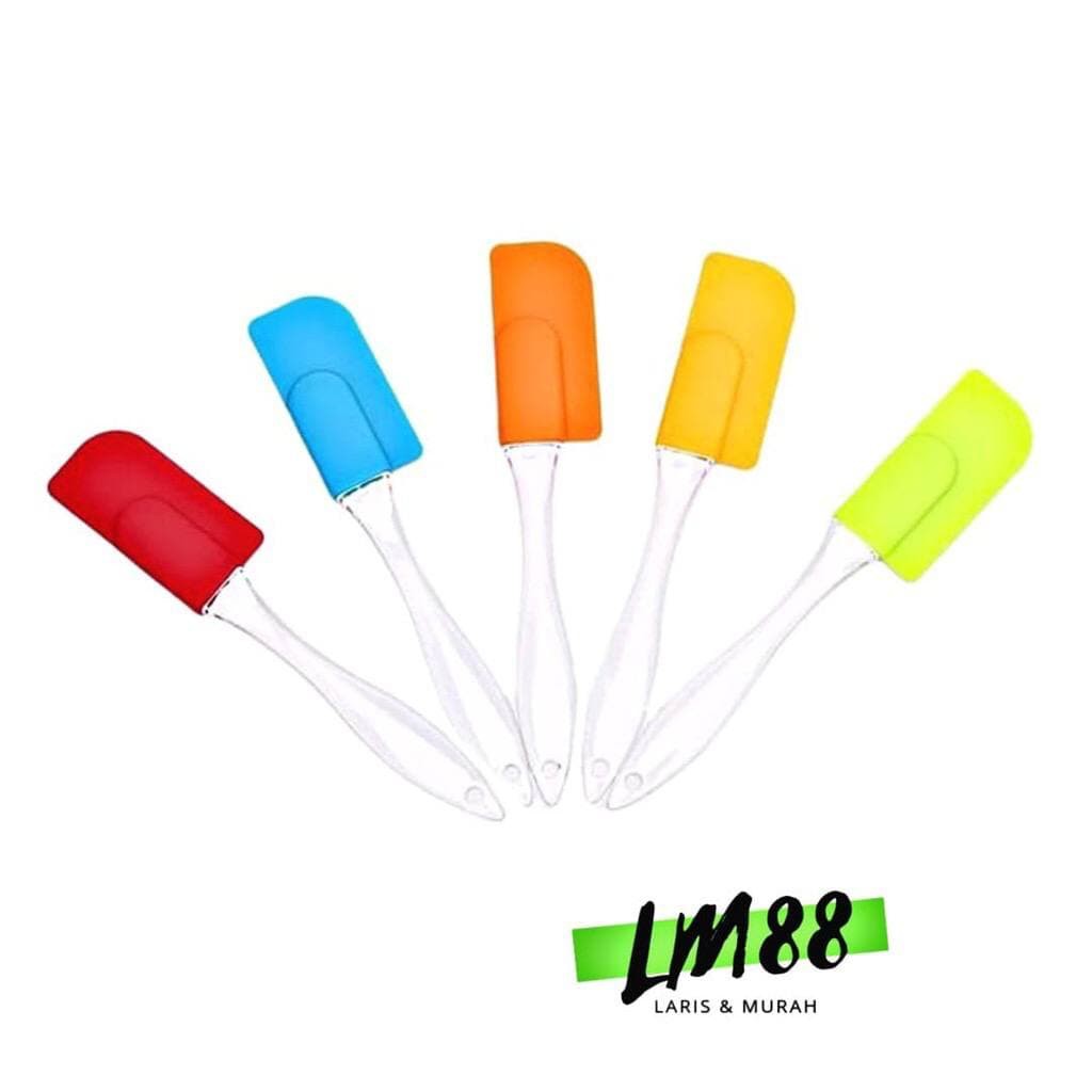 SPATULA MINI MURAH SILIKON SPATULA PRAKTIS / Spatula Pengikis Kue Mini SEPATULA ALAT DAPUR [KECIL)-7