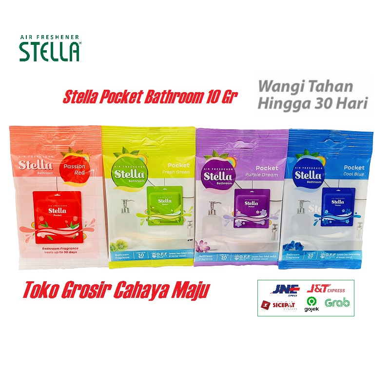 STELLA POCKET BATHROOM Pengharum Pewangi Gantung Ruangan 10gr