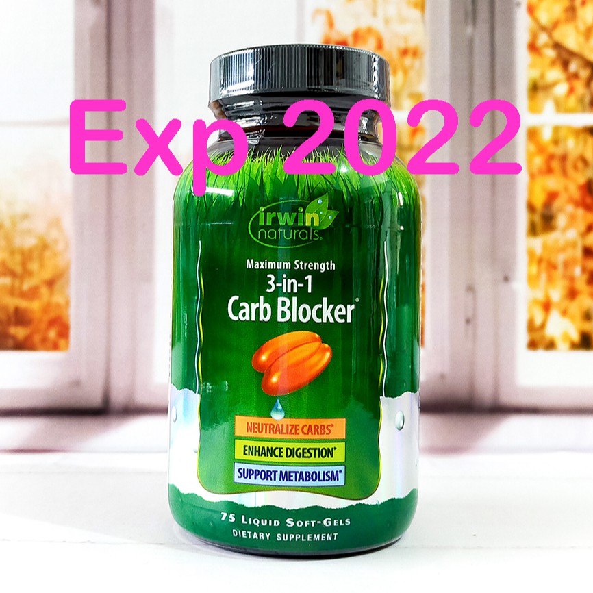 Jual Irwin Naturals 3 in 1 Carb Blocker isi 75 Softgels Shopee Indonesia