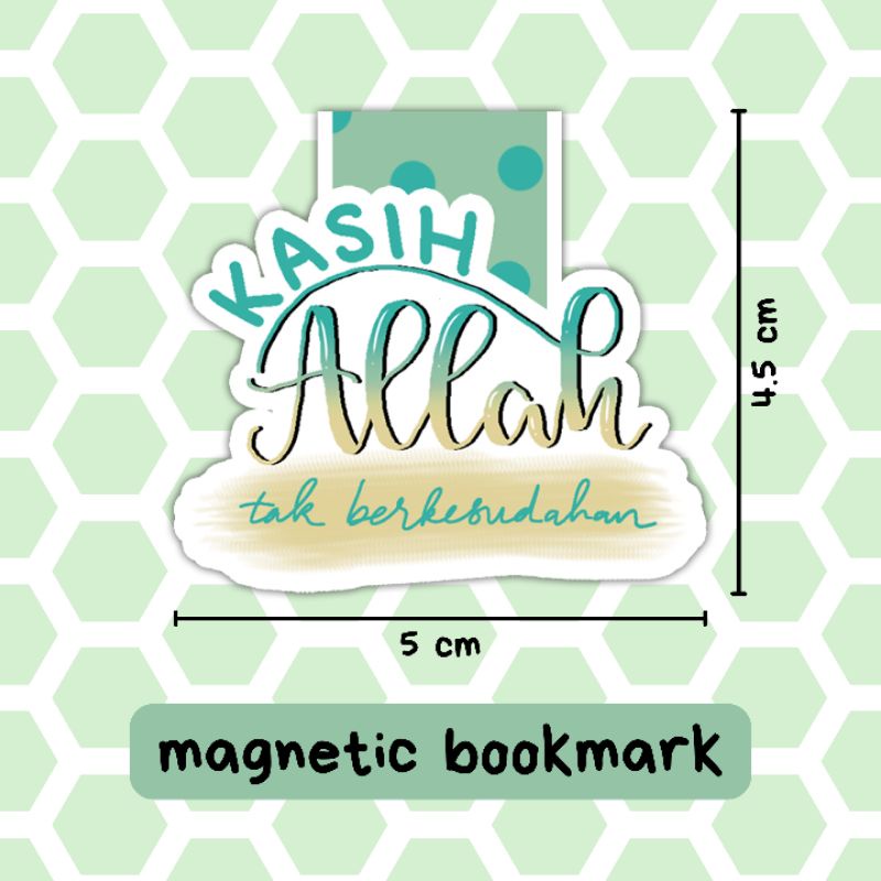 

Pembatas Buku Magnet - Kasih Allah Tak Berkesudahan ♡ | Magnetic Bookmark Alkitab Buku Rohani