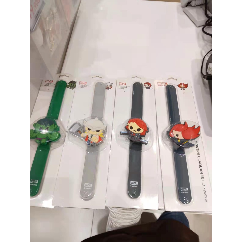 sale miniso marvel collection childern slapping watch( jam tangan anak magnet edisi marvel)