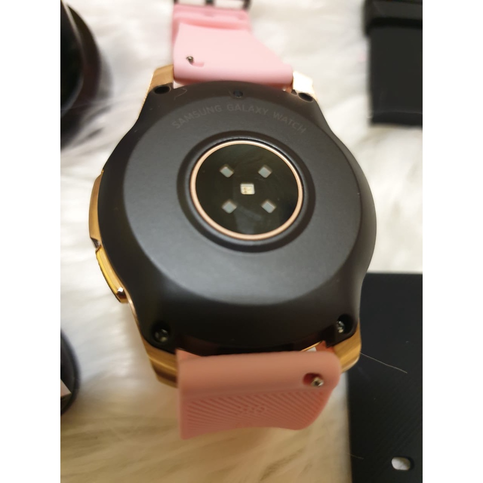 SAMSUNG GALAXY WATCH S4 GOLD 42mm SECOND LIKE NEW MULUS ORIGINAL