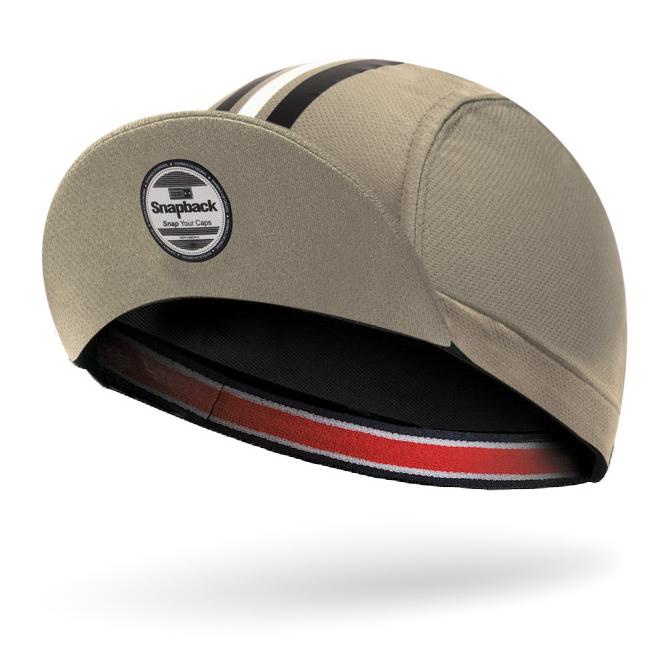 Snapback Topi Sepeda Cyling Cap Dewasa Hijau Strip Hitam Putih Supreme MCBV44 Berkualitas