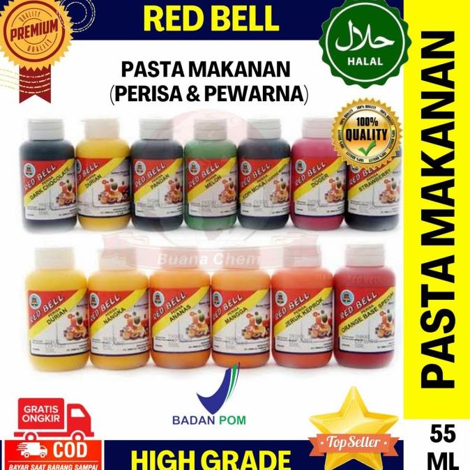 

Bumbu Masak Pasta Red Bell 55 Ml Halal / Perisa Red Bell