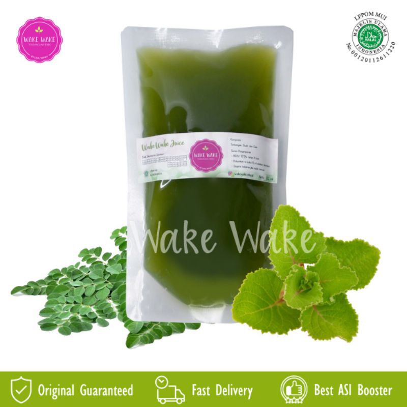 ASI Booster Torbangun - Wake Wake Juice Moringa ( Kelor ) - Pouch 330 ML