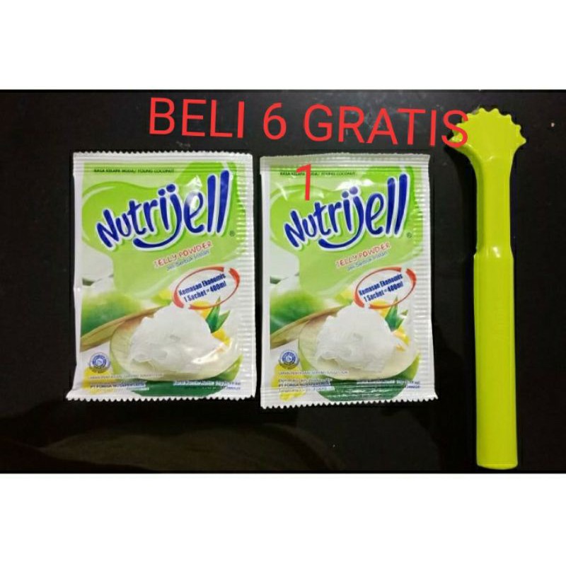 

NUTRIJEL KELAPA 10 Gram.harga untuk 6 sashet nutrijel