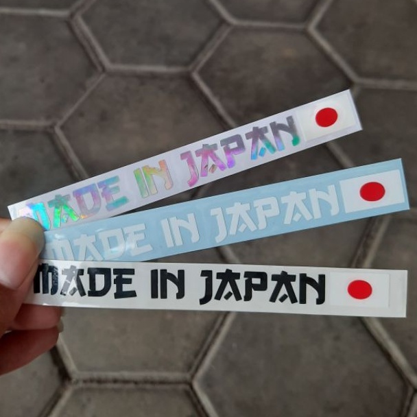 

Stiker Cutting MADE IN JAPAN Sticker Mobil Motor Jepang Timbul Termurah Berkualitas
