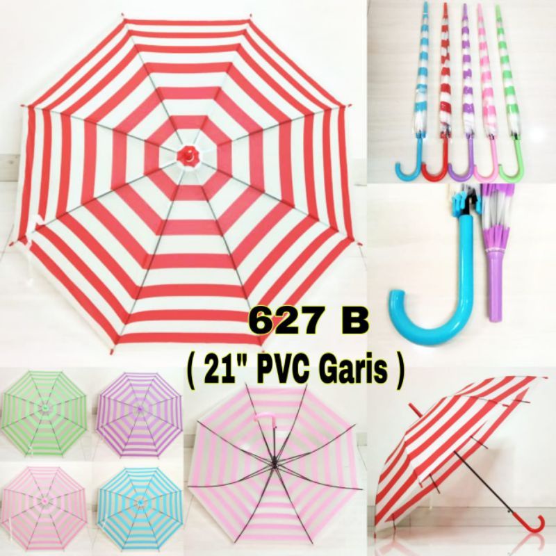 Payung Transparan Motif Garis | Payung Dewasa