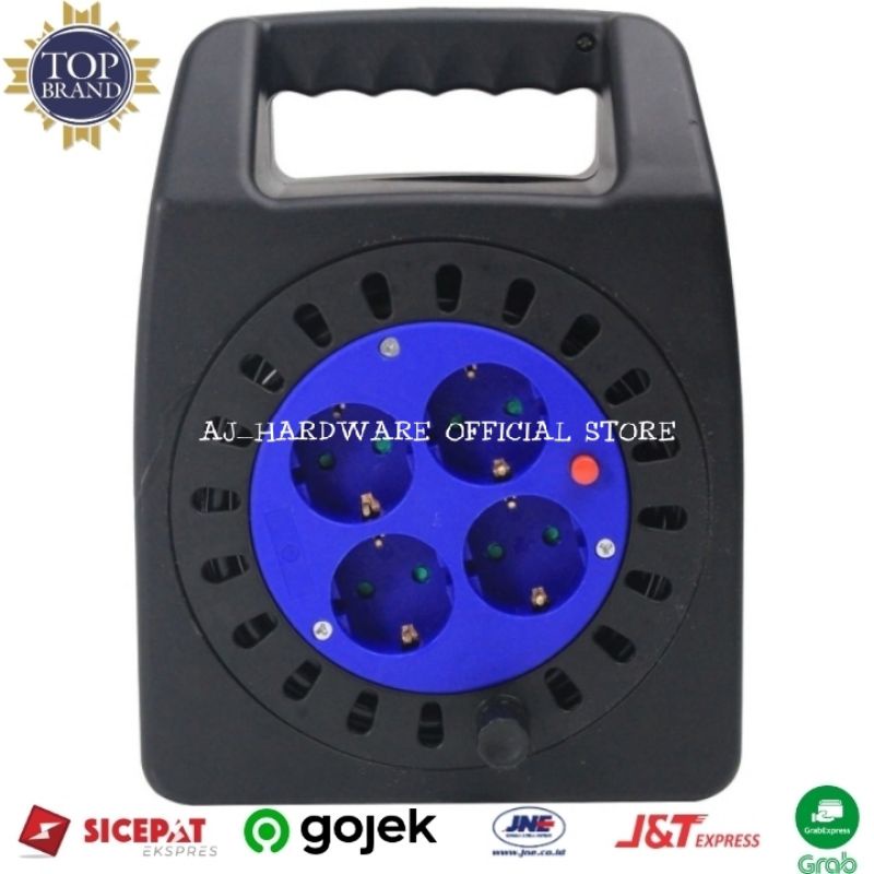Krisbow Kabel Roll / Colokan Listrik 15 Meter