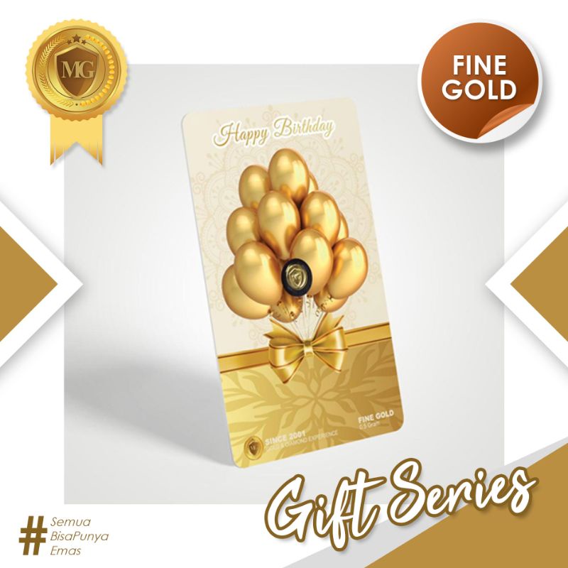 

Happy Bday Gift Series Minigold 1 gr