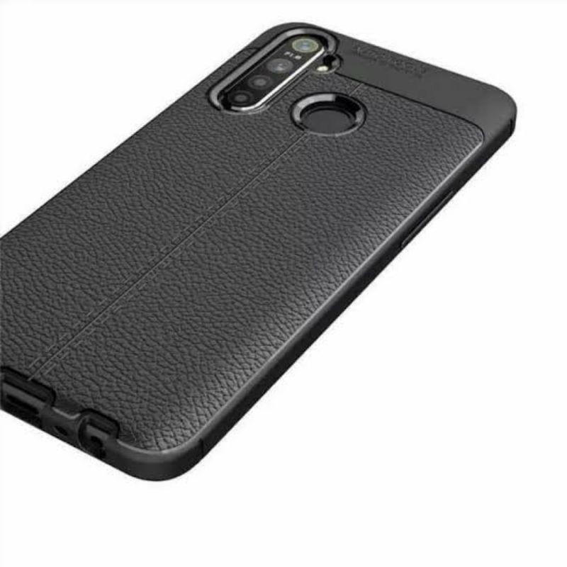 Softcase Autofocus realme 5 pro case leather