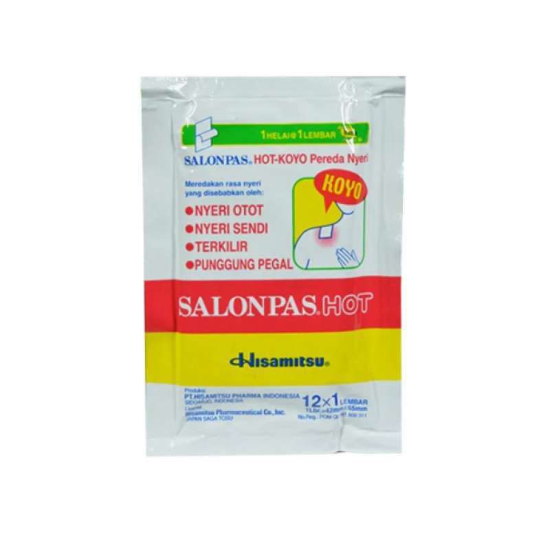 Salonpas koyo hijau  5 x 2 dan 12 x 1  termurah original