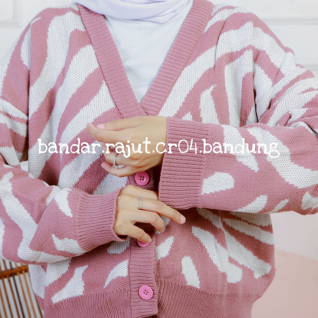 CARDIGAN ZEBRA BRANDED 7 GATE