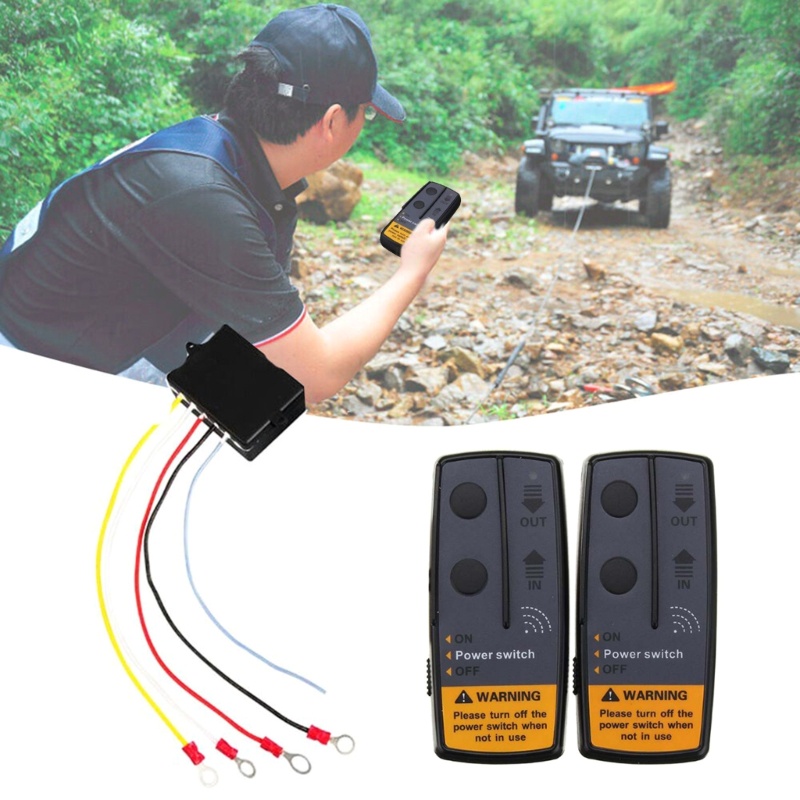 Zzz Remote Control Winch Elektrik Bahan Plastik Untuk Mobil Off Road