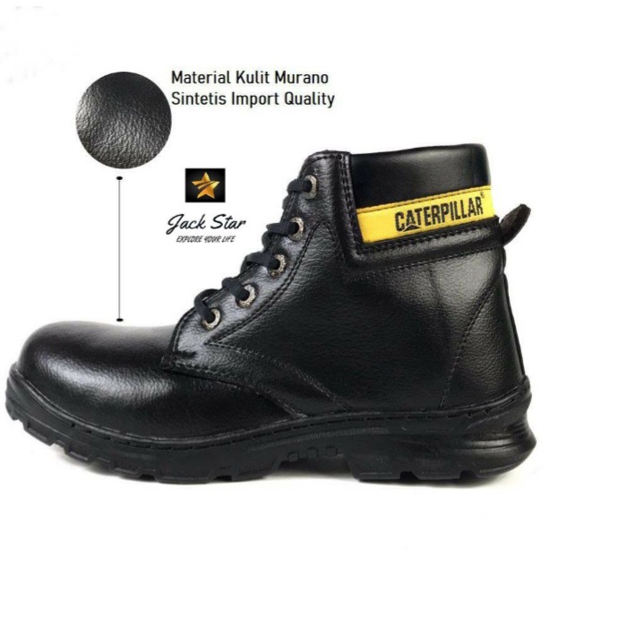 Sepatu Safety Boots Pria Ujung Besi Sepatu Safety Pria Work Safety Boots