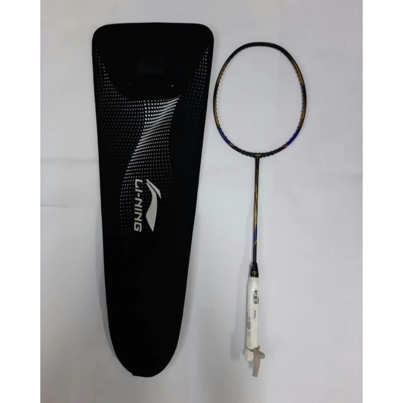 RAKET BADMINTON MURAH LINING WINDSTORM 74 BK/G ORIGINAL