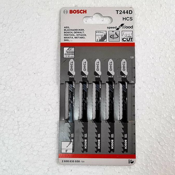 Jigsaw Blade Mata Gergaji Jigsaw T244D BOSCH for gergaji kayu
