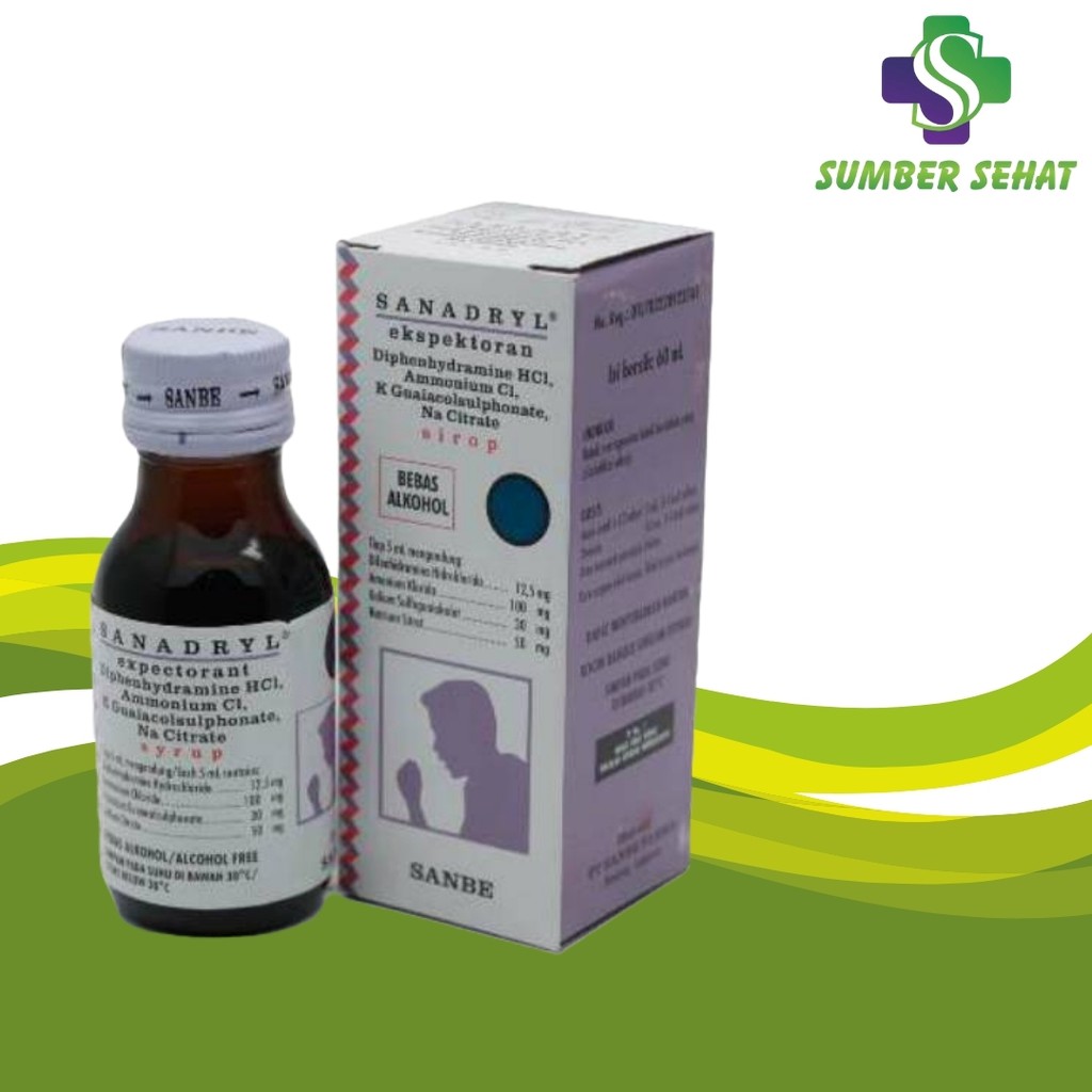 SANADRYL EXPECT SIRUP 60 ML