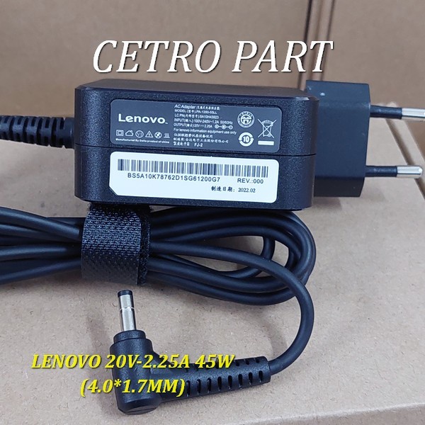 Adaptor Charger Laptop Lenovo Ideapad 120S 120S-11IAP 120S-14IAP - BERGARANSI