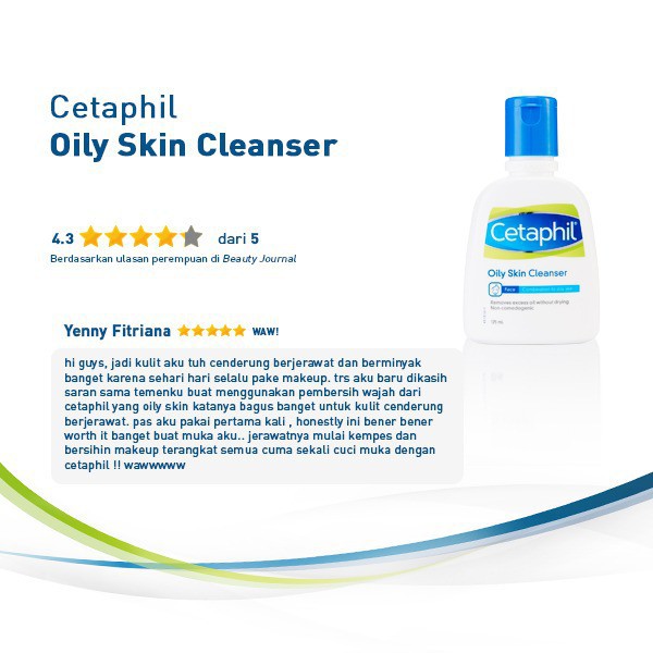 Cetaphil 125ml - Oily Skin Cleanser (125 ml)