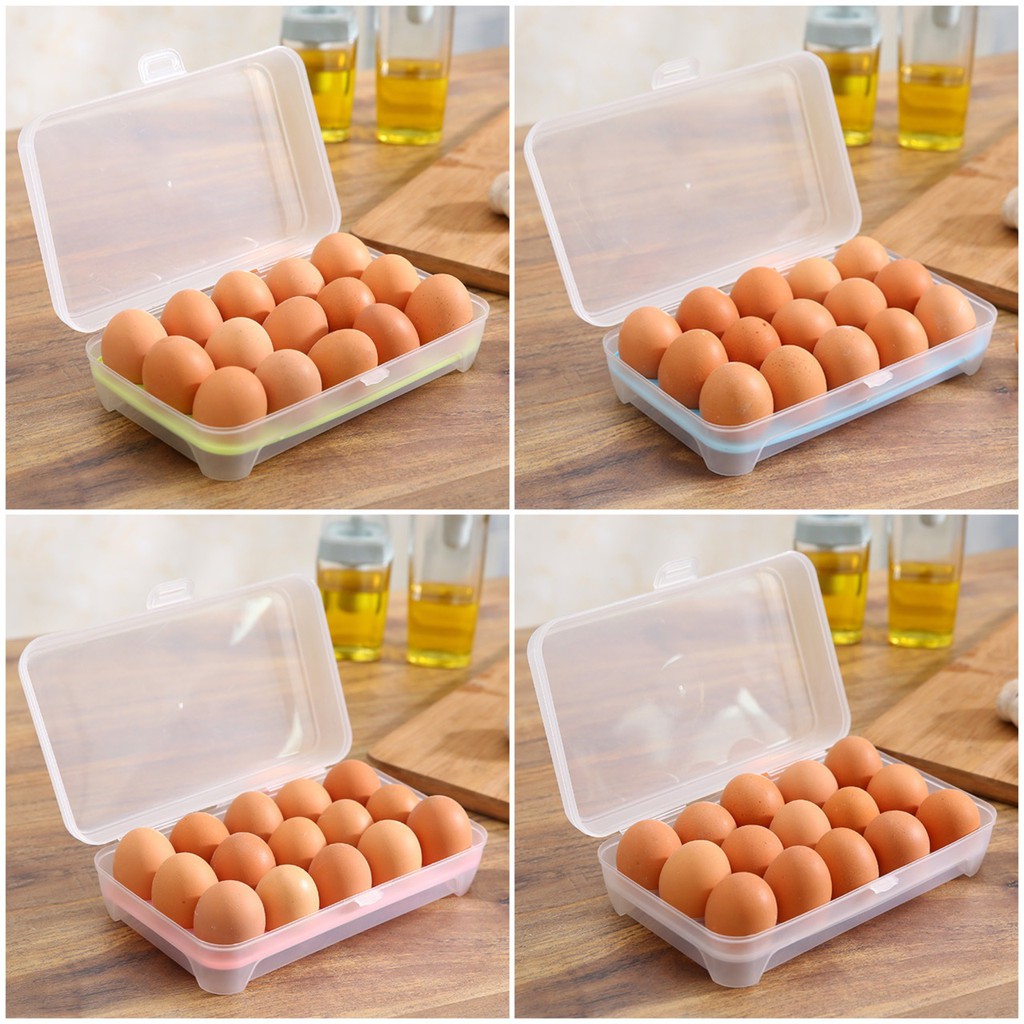 Kotak Telor / Egg Box / Tempat Penyimpanan Telur / Box Telor 15 Lubang / Kotak Telur / Tempat Telor