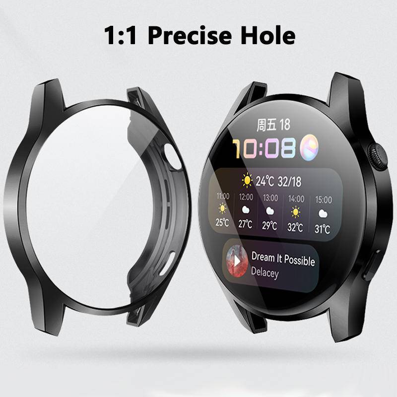 Casing soft Case Huawei Watch 3 Pro 46 48mm Dengan Bumper Pelindung Layar 46MM 6 ES GS3