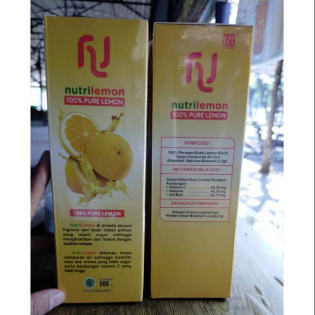 

NUTRILEMON 100% Air lemon Asli