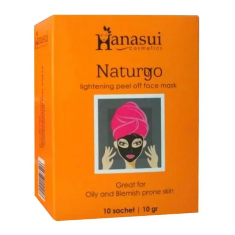 1 box isi 10 pcsMasker naturgo hanasui / masker wajah