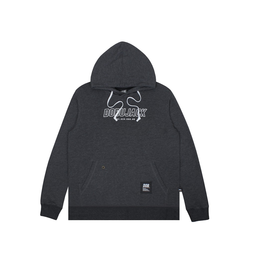 Dobujack Hoodie Flatlogo Grey