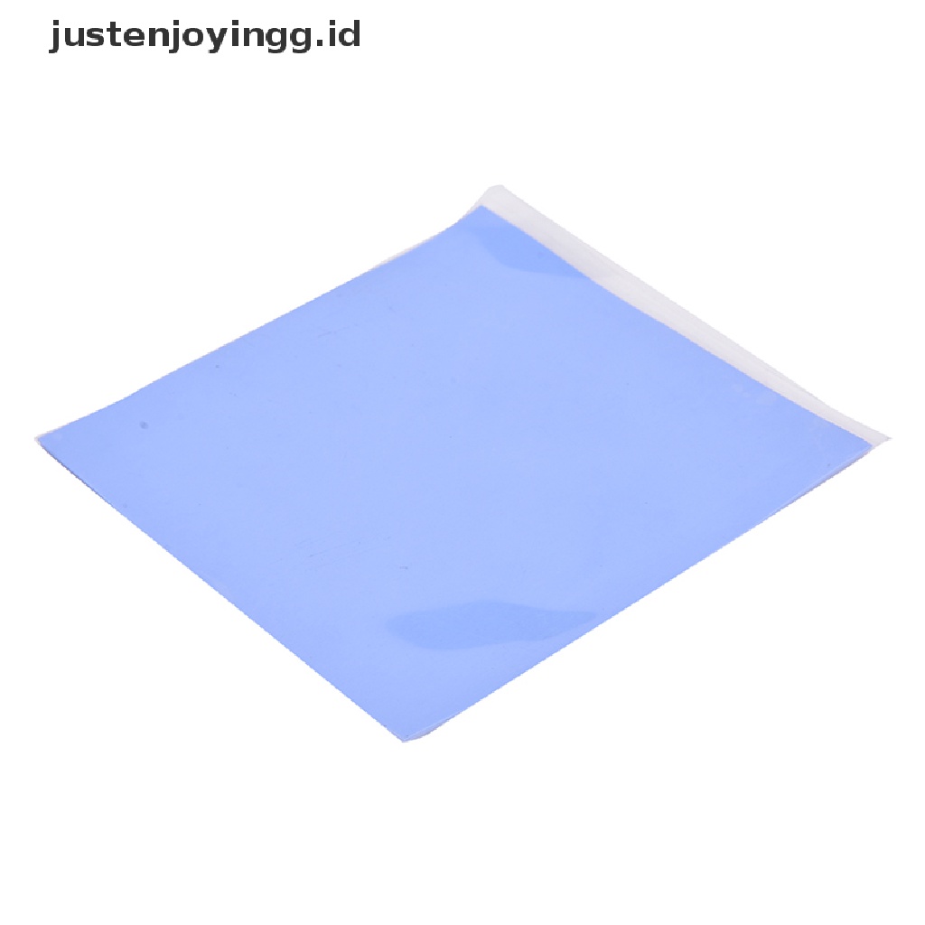 // justenjoyingg.id // Blue GPU CPU Heatsink Cooling Thermal Conductive Silicone Pad100mmx100mmx0.5mm  ~