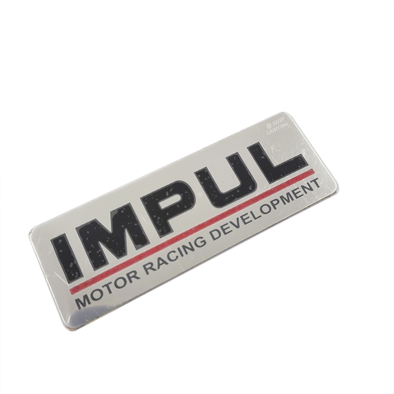 1pc Stiker Emblem Logo IMPUL Bahan Metal Untuk Mobil / MOTOR