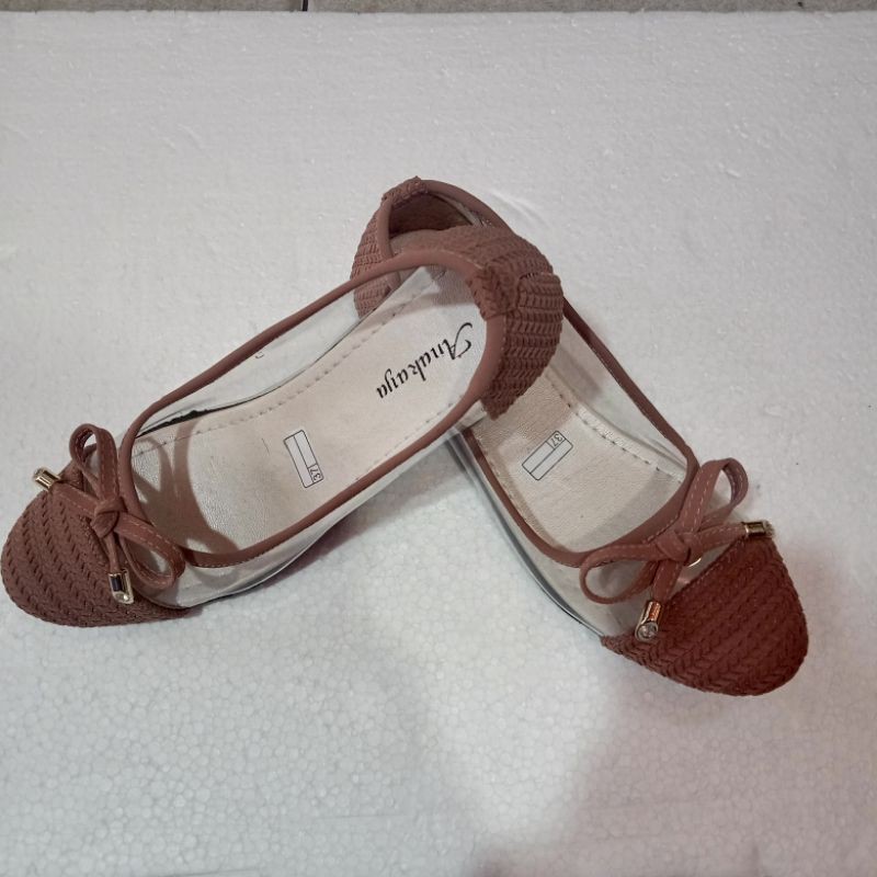 Sepatu Balet Wanita Flat Shoes Cewek Anti slip Cantik