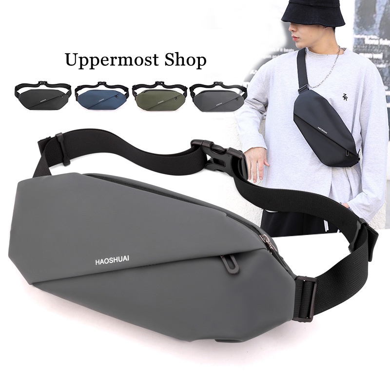 [COD] Tas Selempang Pria Import Waistbag Waterproof Tas Selempang Anti Air Original Limited Edition 
