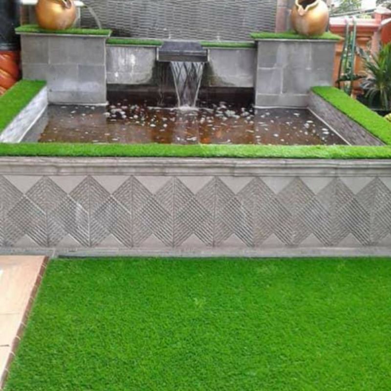 RUMPUT SINTETIS SWISS METERAN OUTDOOR DAN INDOOR 100X100 CM