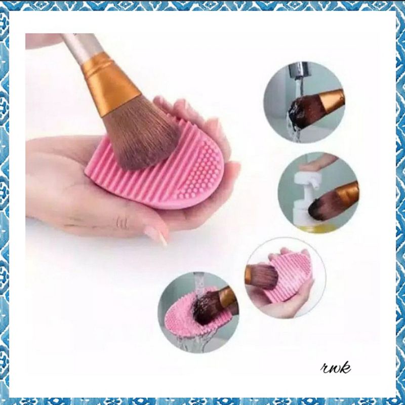 Pembersih Kuas Make Up / Brush Egg Pad