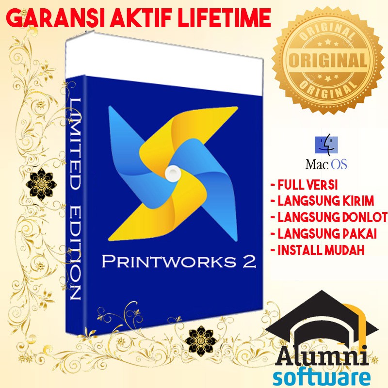 [FULL VERSION] Printworks 2 Mac - Template Brosur - GARANSI AKTIVASI