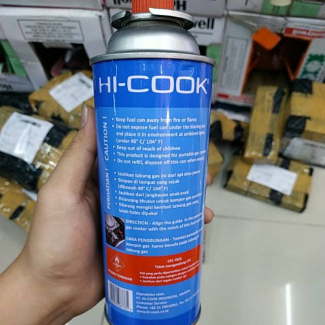 Hicook gas Biru Hicok gas kompor