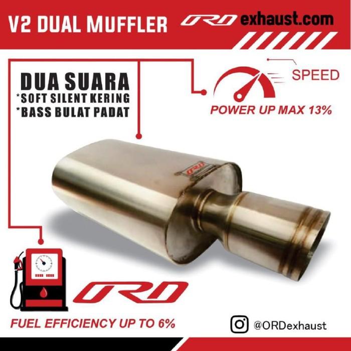 Muffler V2 Dual Ord Exhaust