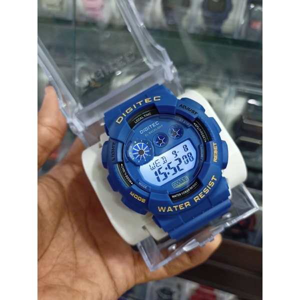 jam tangan Digitec Original DG-5021T biru cream 5021