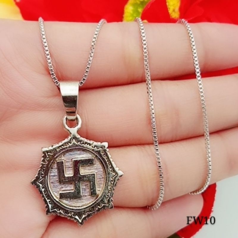 kalung titanium Swastika impor terbaru