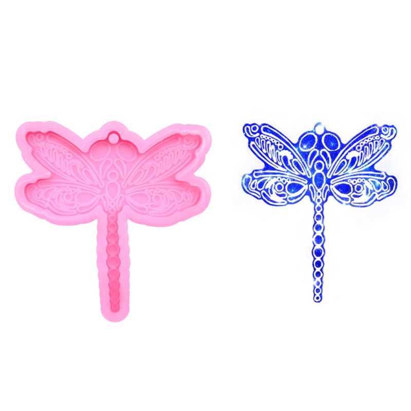 SIY  Dragonfly Keychain Epoxy Resin Mold Key Chain Earrings Pendants Silicone Mould