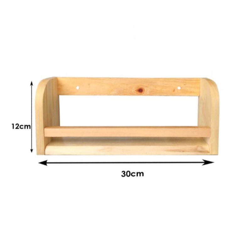 Rak Dinding Kayu Rak Bumbu Minimalis Rak Toples Rak Tempel Dinding Rak Hiasan