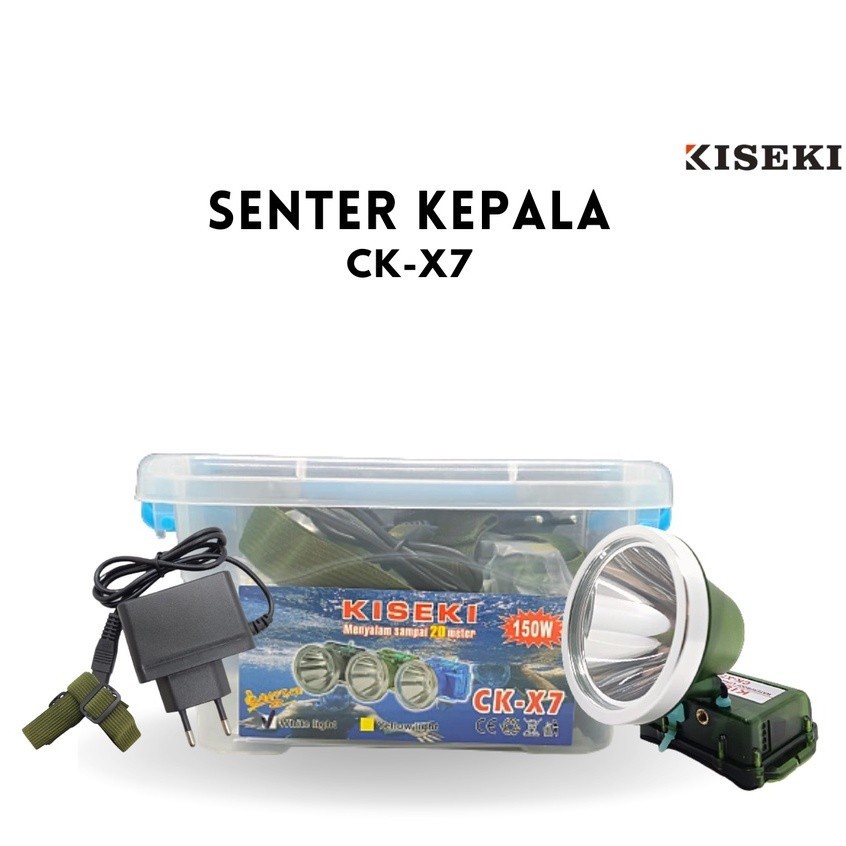 COD SENTER KEPALA SELAM 150 WATT KISEKI CK-X7 FREE KACAMATA RENANG